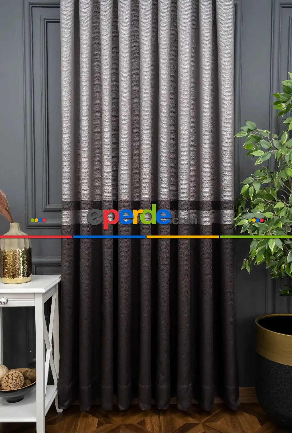 Outlet Dökümlü Jakarlı Modern Desen Fon Perde 1.kalite 100 Cm X 256 Cm