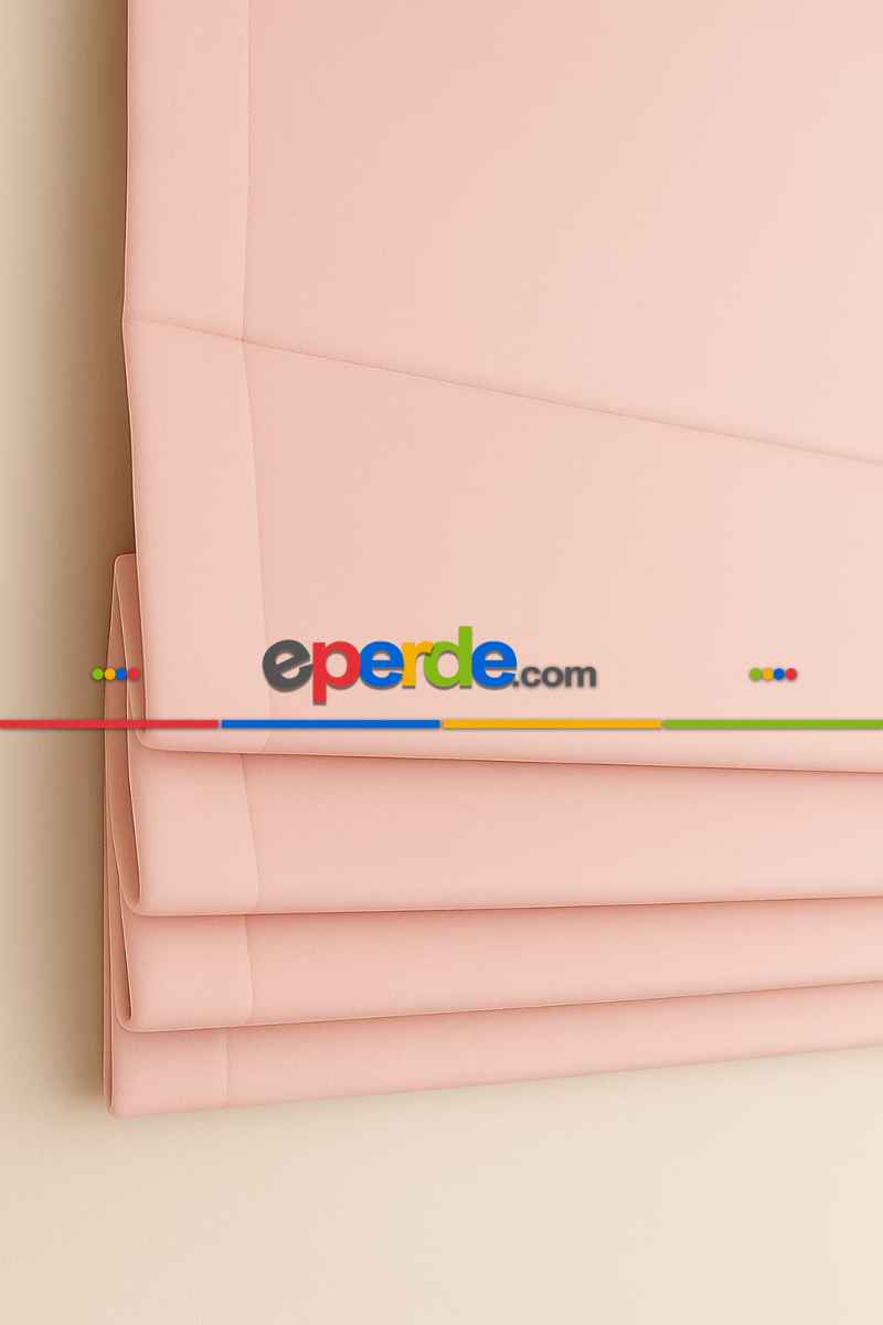 Pucra Fon Kumaşından Katlamalı Perde