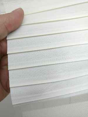 Krem Mutfak Perdesi Mekanizmalı Zebra Perde Plise- Krem