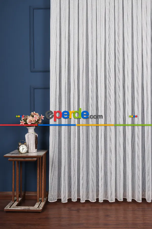 Salon Tül - Powel Düz Tül Perde Ütü İstemez