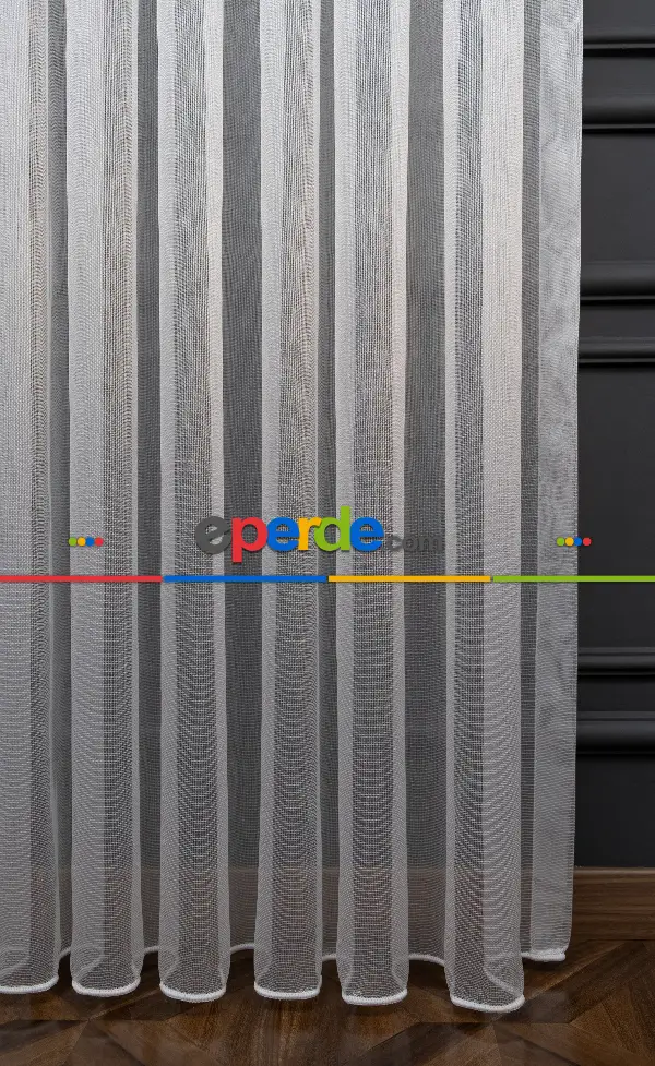 Mutfak - Ekru Monaliza Dökümlü Tül - İtinalı Dikiş Garantisi