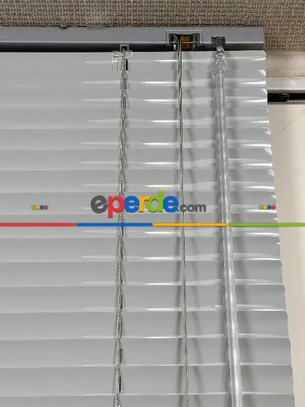 Açık Gri Alüminyum Jaluzi Perde - 25mm