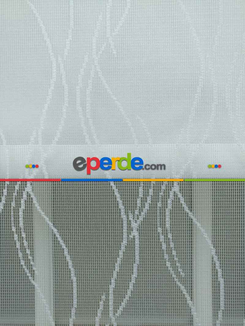 Kampanyalı Fiyat Çiftli Sistem Tül Ve Stor Perde - Ekru Renk