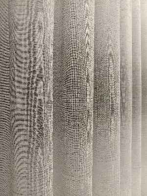 Salon Keten Tül - Keten Dokulu Degrade Renk Geçişli Tül - Ütü İstemez- Gri-Füme-Antrasit-Ekru