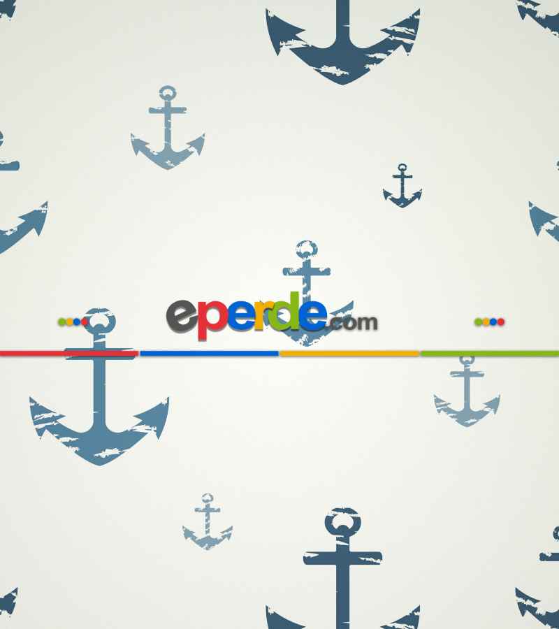 Çapa Desenli Baskılı Stor Perde- Mavi-gri-füme-antrasit-ekru