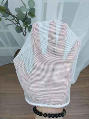 Dönergücü - Pırıltı Zemin Tül Perde Beyaz Renk 1.kalite- Beyaz - Kurşunlu Tül