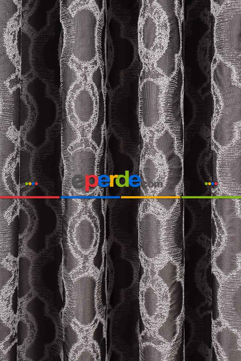 Yatak Odası Fon Perde - S Pile Dökümlü Jakar Dokuma Fon Perde