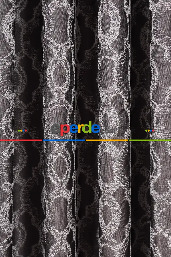 Salon Fon Perde - S Pile Dökümlü Jakar Dokuma Fon Perde