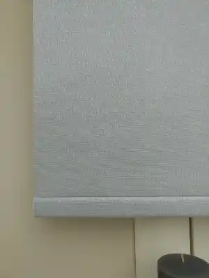 Gri Stor Perde Pastel Simli Serisi (pvc Kaplama) Kalın Dokulu- Gri Simli