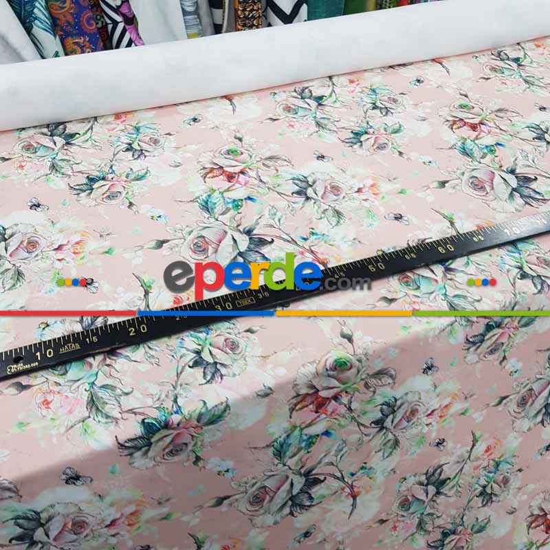 Mutfak Fon Perde- Beyaz