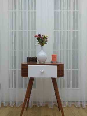 Dönergücü - Mat Zemin Tül Perde Ekru Renk 1.kalite- Ekru