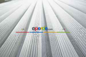 Hazır Ölçülü Fırsat 2023 Trend Çizgili Model Eteği Kurşunlu Tül Perde