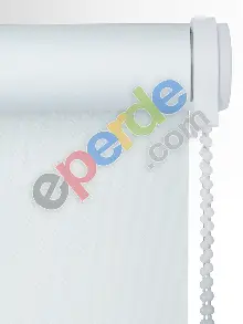 Ekru Mat Saten Stor Perde- Kırık Beyaz