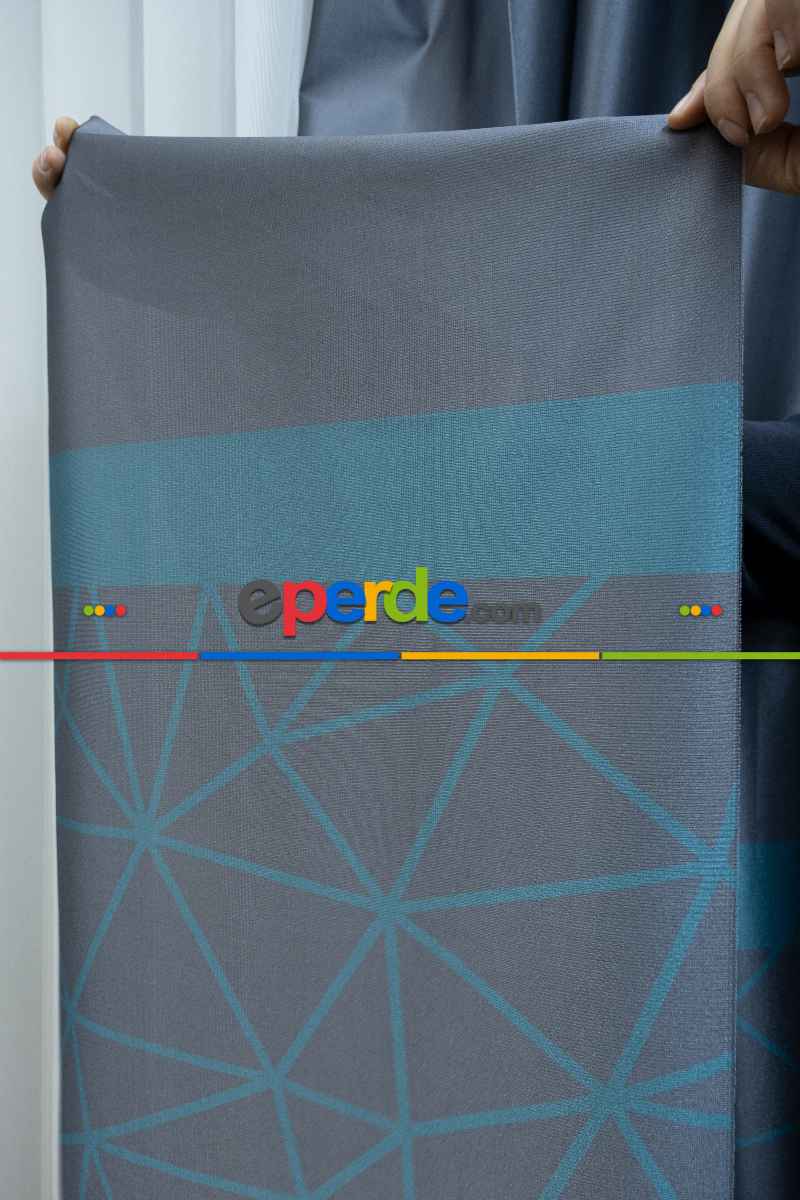 Lens Akıllı Dikey Tül Perde Koza-35- Çok Renkli 2