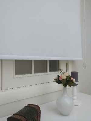 Salon Stor Perde - Yıkanabilir Pvc Mat Stor Perde - Ekru 1. Kalite 302- Beyaz