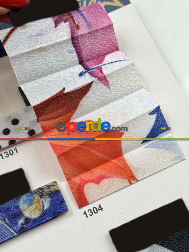 Premium 17 Farklı Desen Plise Perde Cam Balkon Perdesi