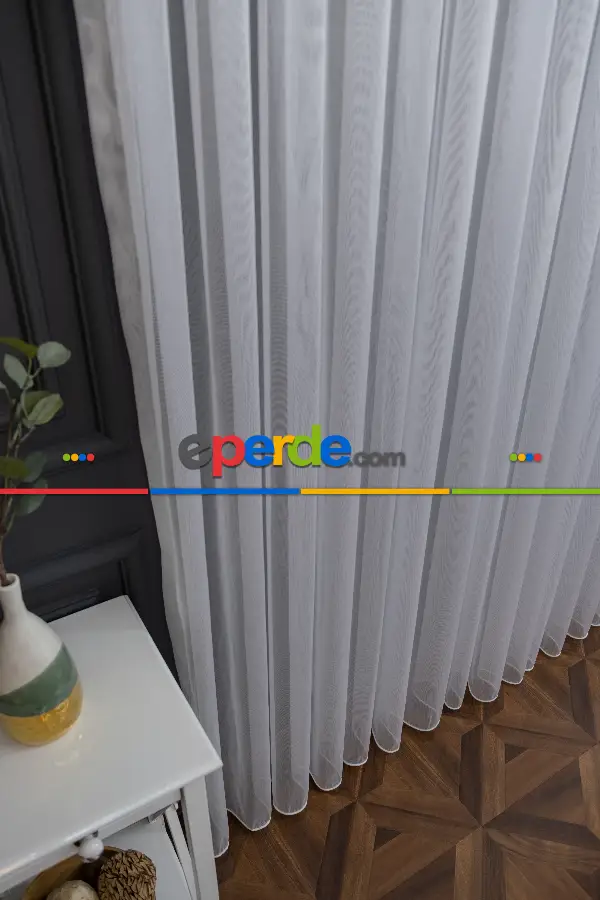 2025 Sezonu Düz - Dökümlü Ütü İstemeyen Tül - İtinalı Dikiş Garantisi - Kurşunlu Tül