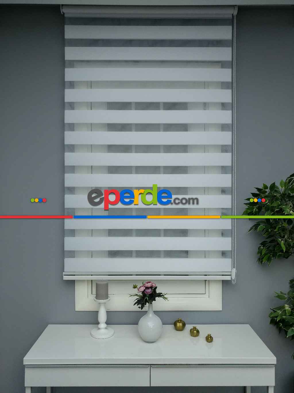 Zebra Perde - Düz Zebra Perde Perlehome