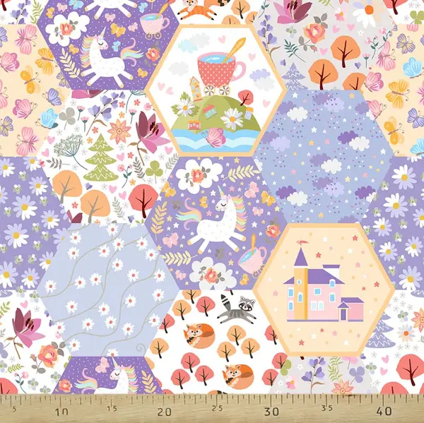 Çoçuk Odası Desenli Fon Perde Evm578 Kumaşı Kalındır Duck Bezi Değildir- Mavi-Sarı-Beyaz-Turuncu-Pembe Açık