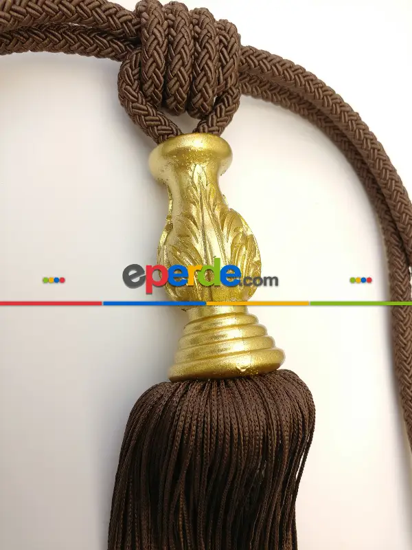 Kahve Braçol Perde Bağı- Acı Kahve