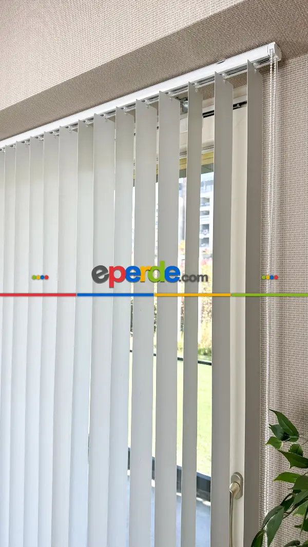 Ekru Pvc Dikey Perde, Dikey Stor Perde