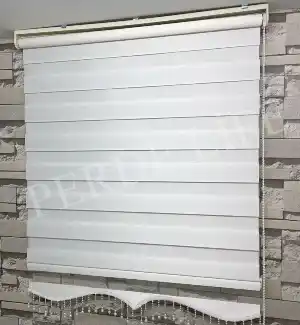 %25 İndirimli!!! Zebra Perde Bambu - Ekru- Ekru
