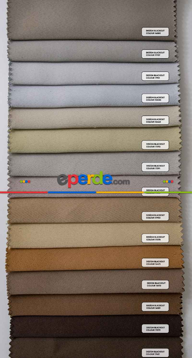 Salon Fon Perde - Blackout Güneşlik - Işık Geçirmez Karartma Perde