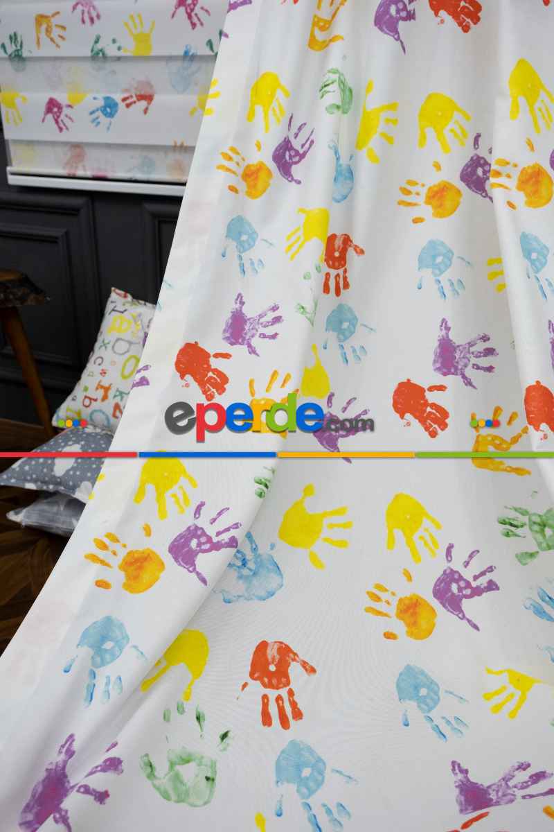 Trend Bebek - Çocuk - Genç Odası Fon Perde Modelleri 2025 (sınırsız En Ölçüsü )- Yeşil-mavi-kırmızı-mürdüm-mavi Açık-hardal Sarısı