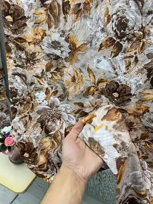 Yeni Modern Desenli Fon Perde 5 - ( Kalın Pamuklu Kumaş)- Siyah-kahve Venge-gri Açık-ekru-kahve-hardal Sarısı