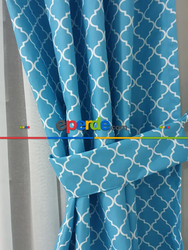 Ottoman Desenli Fon Perde Evm1928 Kumaşı Kalındır Duck Bezi Değildir