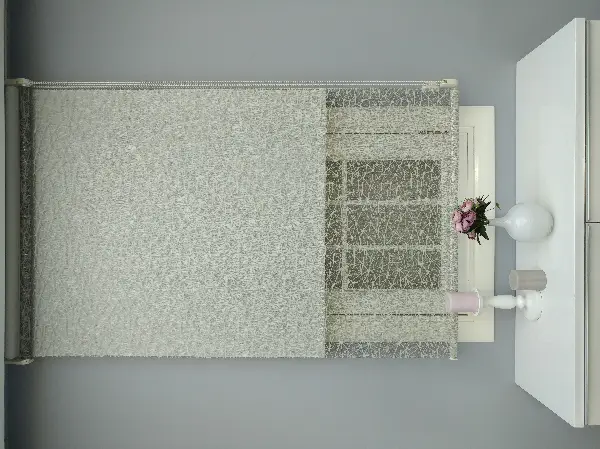 Çiftli Sistem Dantel Stor- Siyah-altın