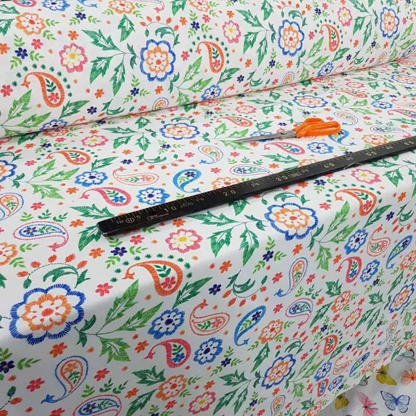 Mutfak Fon Perde- Beyaz