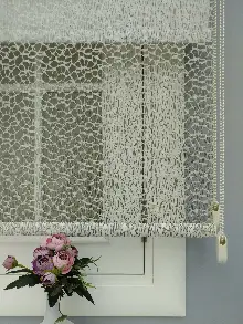 Çiftli Sistem Dantel Stor- Siyah-altın