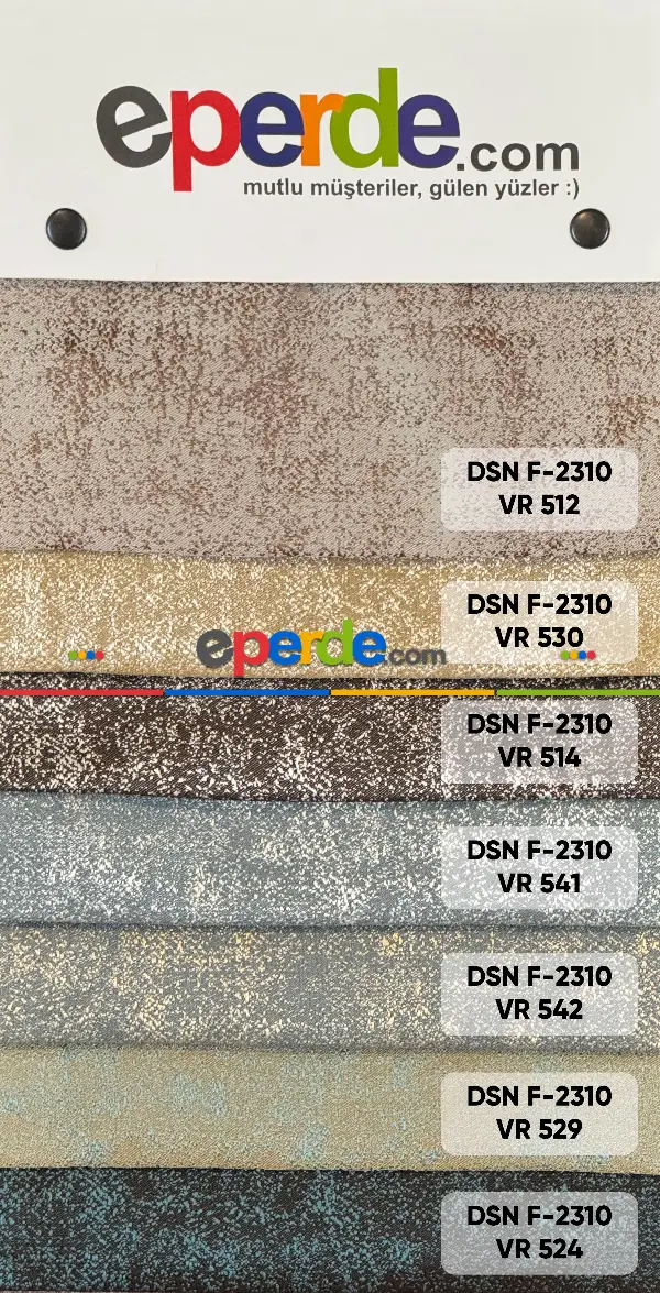 Yatak Odası - 17 Renk Jakarlı Fon Perde - Premium Royal Serisi