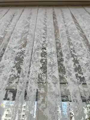 Fransız Dantel Örme Tül Perde, Desenli Ütü İstemeyen Tül