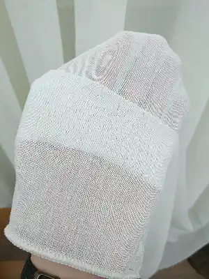 Linen Keten Tül Açık Ekru -300 Cm Keten Tül Perde- Ekru