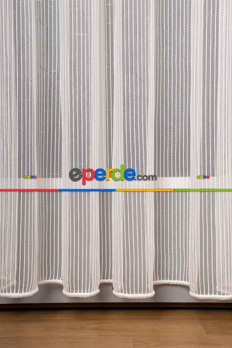 Yatak Odası - Özel Sık Zincir Tül Perde - Ekru