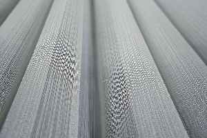 600 Kar Eteği Kurşunlu Çizgili Tül Perde