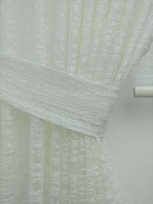 Düz Tül Fon Perde- Ekru