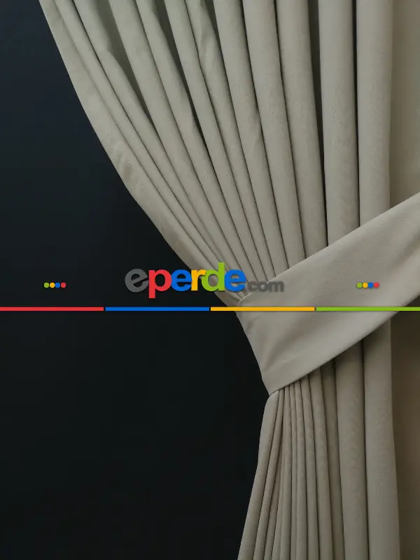 Düz Renk Dökümlü Fon Perde (150)- A.devetüyü