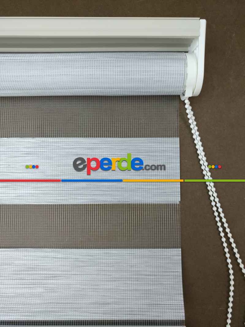 Yatak Odası - Zebra Perde -bambu Zebra (eco Serisi )- Gri Açık