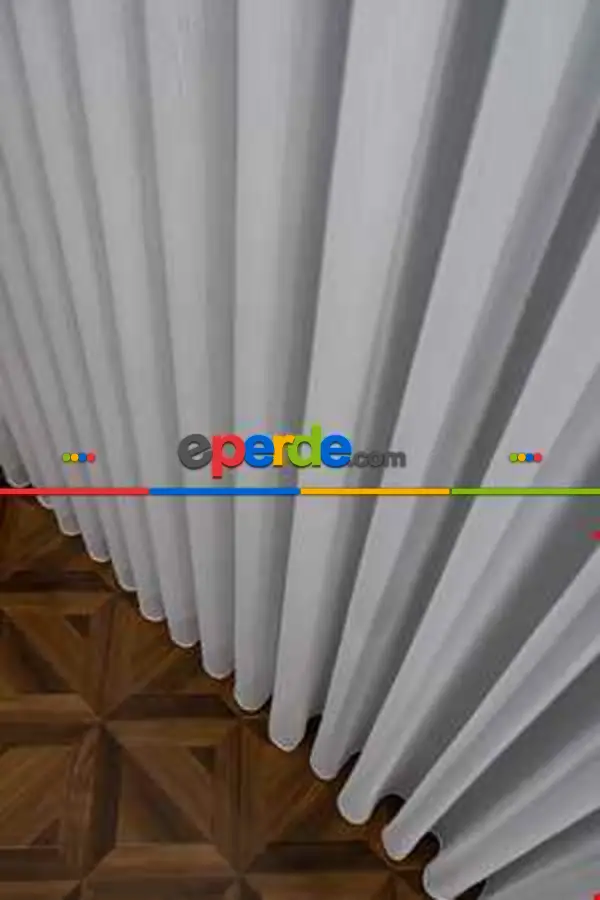 Çizgili Düz Modern Tül Perde Kurşunlu - Ütü İstemez 1.sınıf Kalite (dikim Ücreti Fiyata Dahildir)