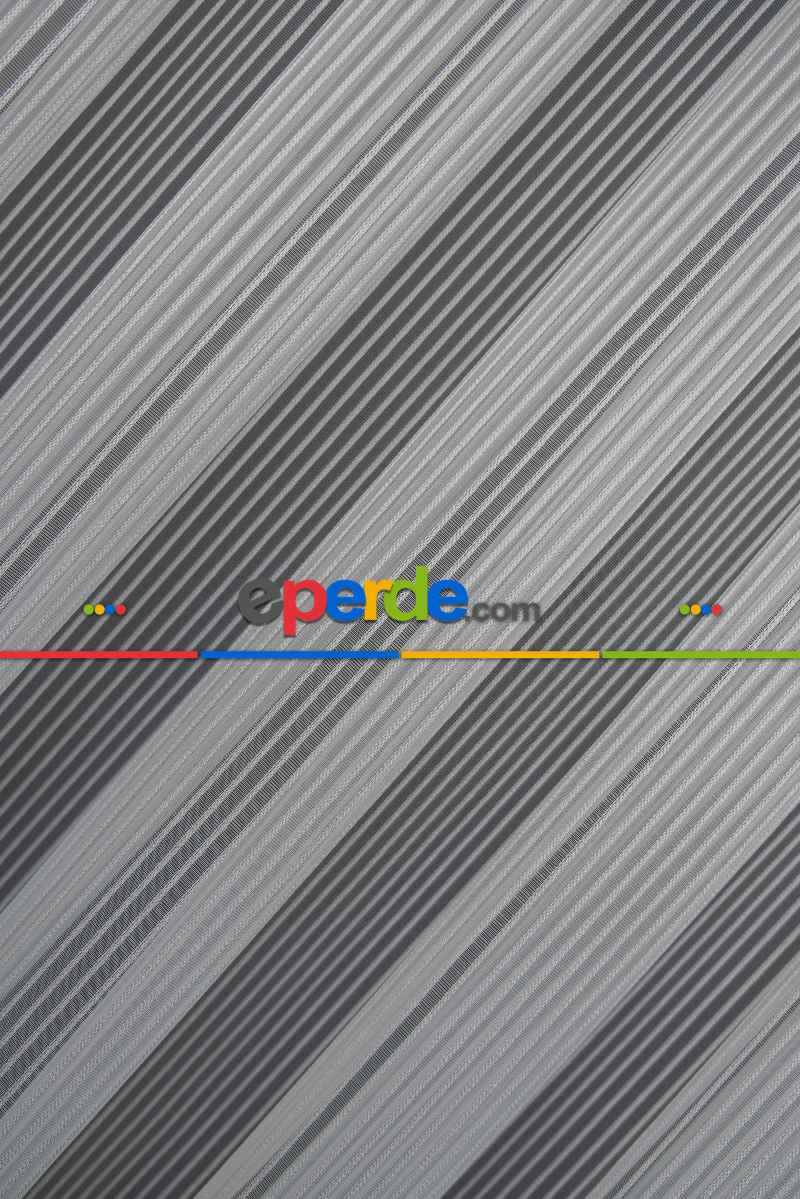 Thor Çizgili Kalın Burgu Tül Perde