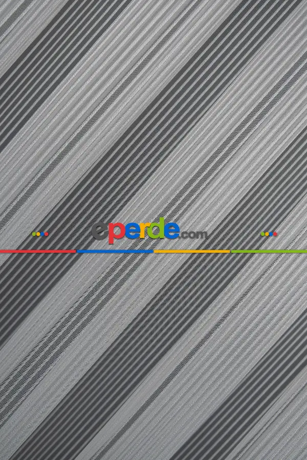 Thor Çizgili Kalın Burgu Tül Perde