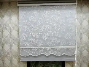 Çifli Sistem Tül Ve Stor Perde Bdz ( 814 )- Beyaz