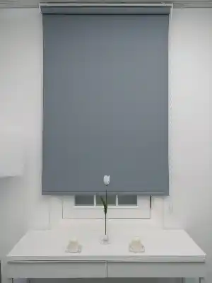 Yıkanabilir Pvc Mat Lüx Stor Perde - Gri 1. Kalite- Gri-füme-antrasit