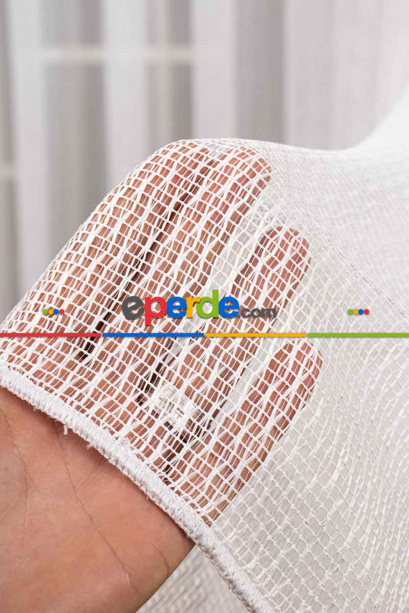 Salon - Misafir Odası - 1.kalite Örme Tül Perde - Kurşunlu Tül