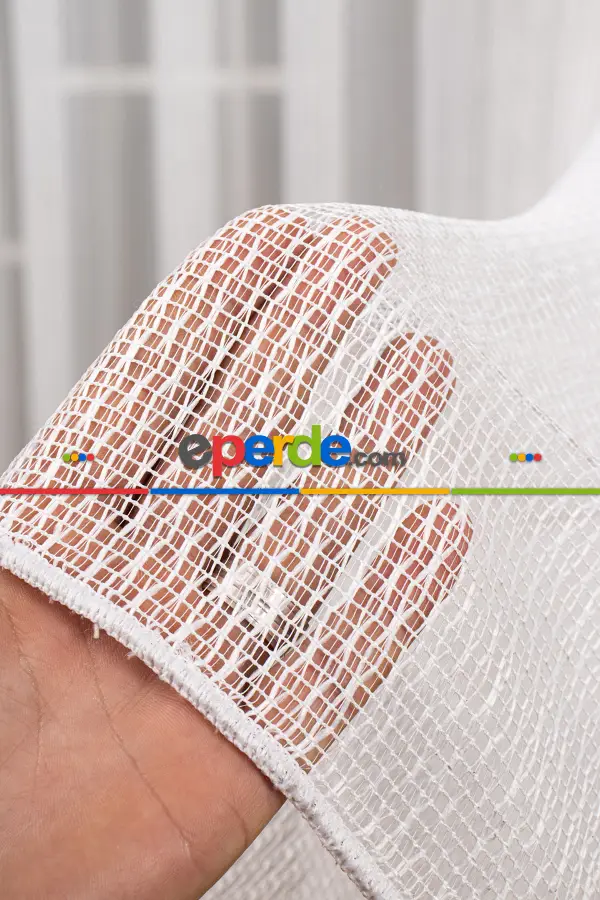 Salon - Misafir Odası - 1.kalite Örme Tül Perde - Kurşunlu Tül