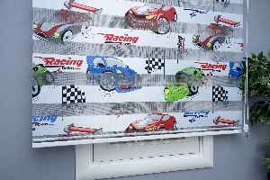 Zebra Perde Dijital Baskılı Arabalı Zebra Perde 1.kalite Baskı 1.sınıf İşçilik A Kalite Kumaş- Çok Renkli 3