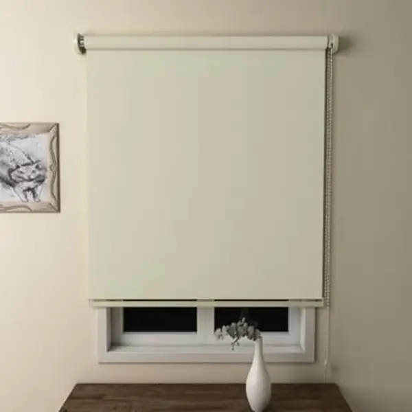 Salon Stor Perde - Stor Perde Mat Keten Dokulu